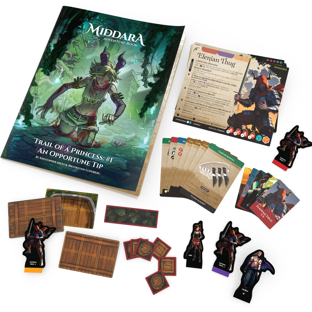 Middara: Unintentional Malum - Trail of a Princess #1 An Opportune Tip Adventure Pack (Preorder)