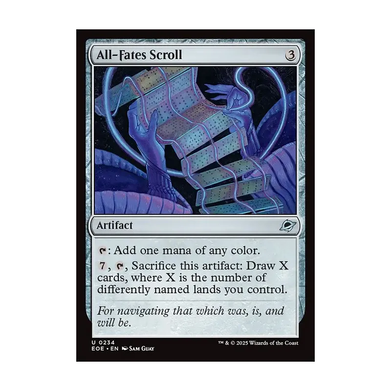All-Fates Scroll - Edge of Eternities (Near Mint)
