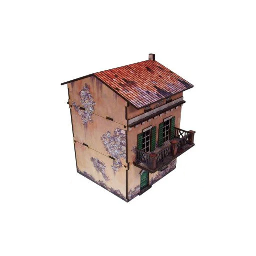 Bolt Action: Pre-Painted WW2 Italy - Balcony House