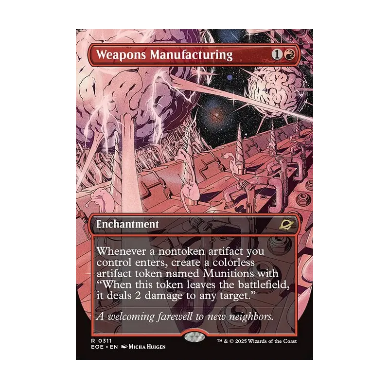 Weapons Manufacturing (Borderless) - Edge of Eternities (Near Mint)