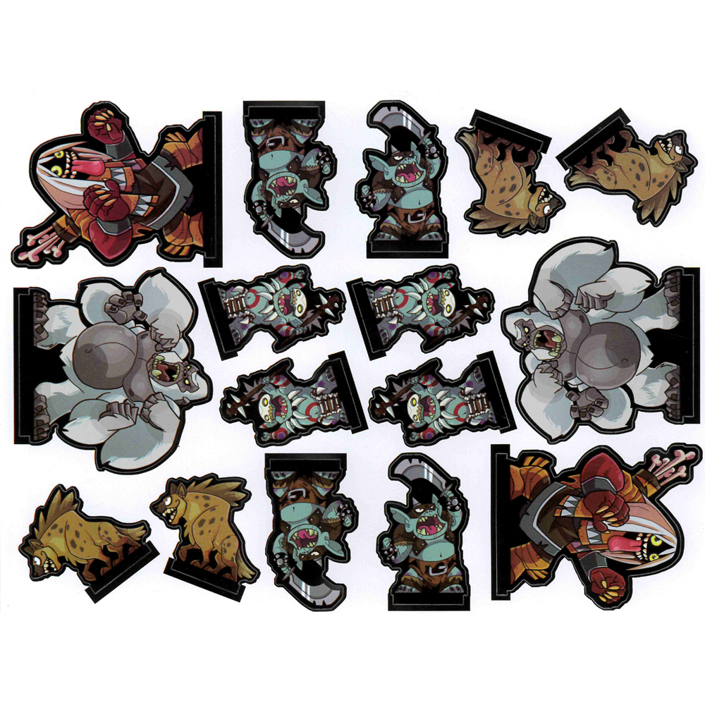 GTG 2D Minis: Rampage Set