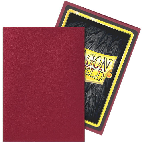 Dragon Shield Sleeves: Matte - Blood Red (100)