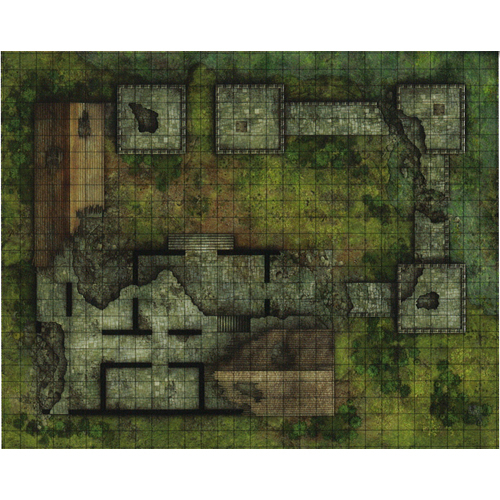 Pathfinder 2E RPG: Flip-Mat - Swamp Ruins