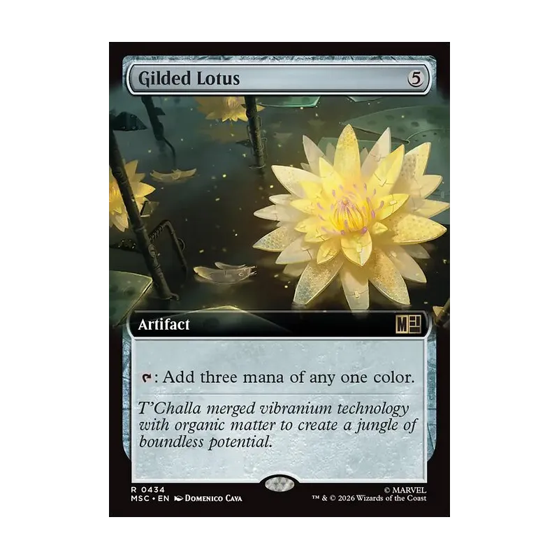 Gilded Lotus (Extended Art) - Marvel Super Heroes Commander (Near Mint)