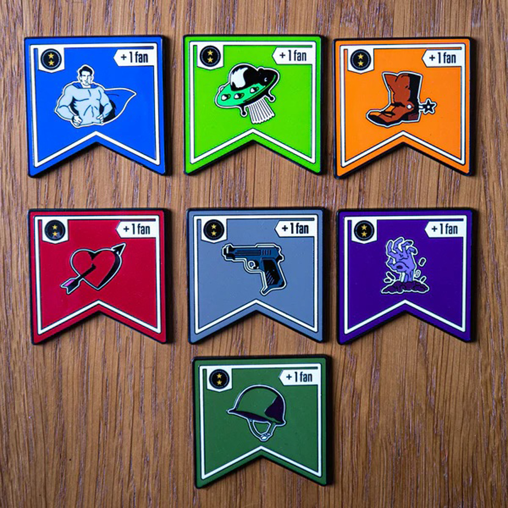 Age of Comics: The Golden Years - Enamel Mastery Tokens