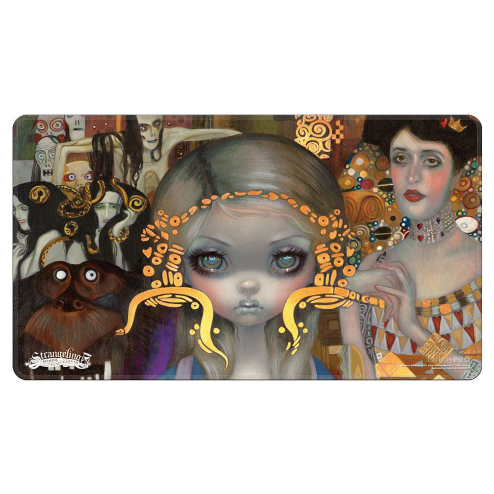 Ultra Pro Holofoil Playmat: Strangeling by Jasmine Becket-Griffith - Alice in a Klimt Dream(Clearance)