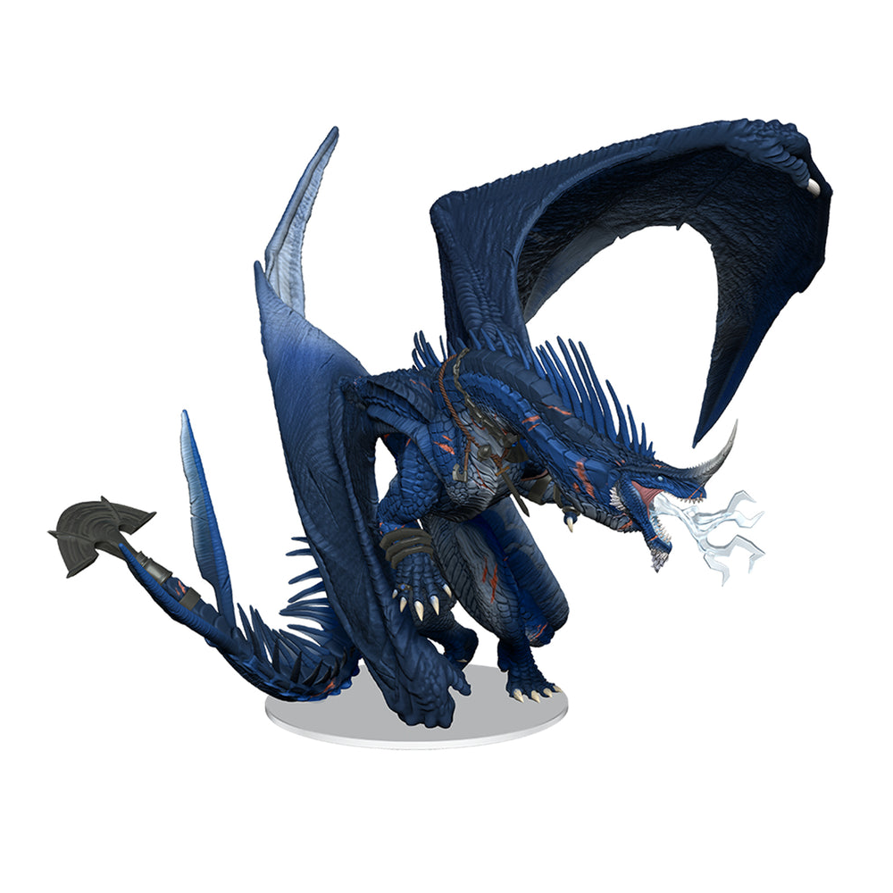 D&D Icons of the Realms: Anthradusk, Ancient Blue Dragon