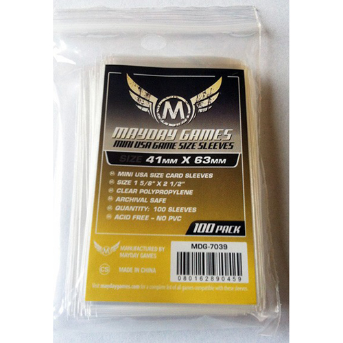 Mayday Sleeves: Mini USA Size (100)