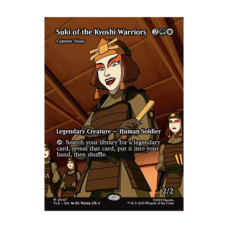 Suki of the Kyoshi Warriors / Captain Sisay (Borderless) - Avatar: The Last Airbender Eternal (Near Mint)