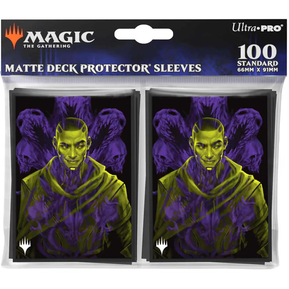 MtG Sleeves: Duskmourn - Kaito, Bane of Nightmares (Double Exposure Alt) (100) (Last Chance)
