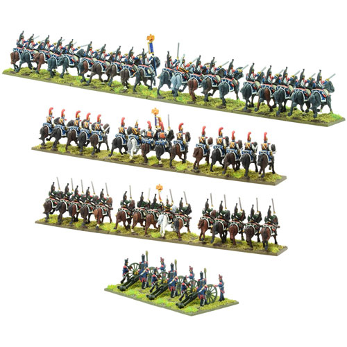 Black Powder Epic Battles: Waterloo - French Heavy Cavalry Brigade (Last Chance)