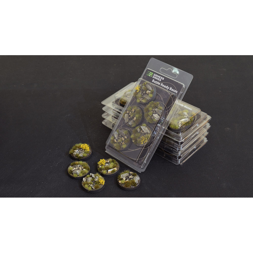Battle Ready Bases: Highland - Round 40mm (5)