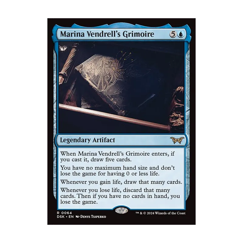 Marina Vendrell's Grimoire - Duskmourn: House of Horror (Foil Near Mint)