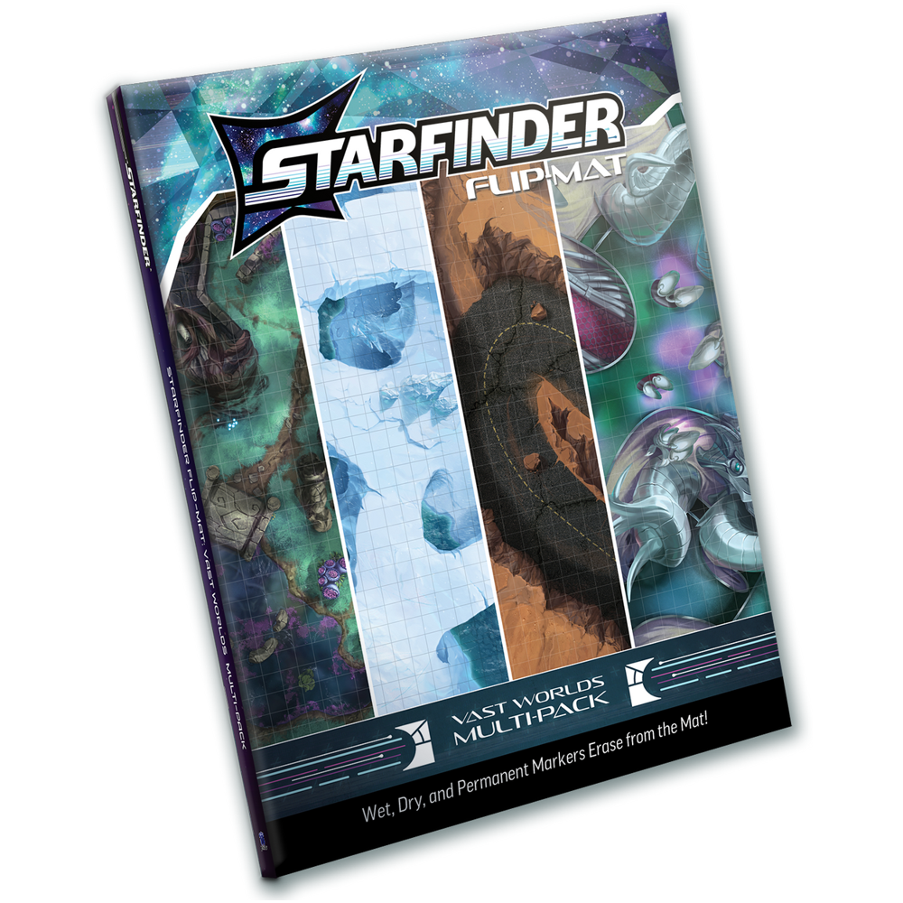 Starfinder 2E RPG: Flip-Mat - Vast Worlds Multi-Pack