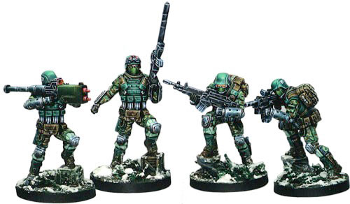 Infinity: Ariadna - Frontoviks, Assault Separated Bat. (4)