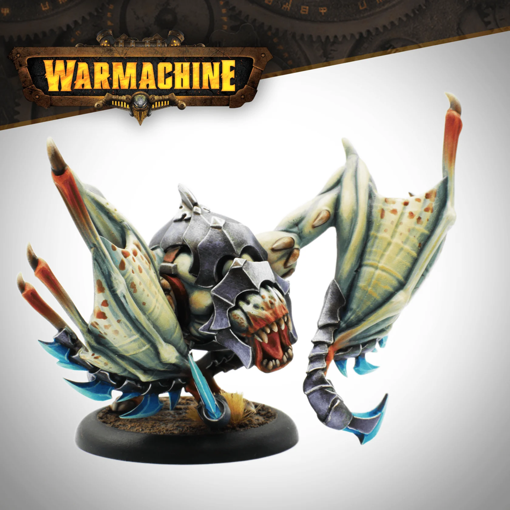 Warmachine: Dusk Fane of Nyrro - Strygon Light Warbeast (New Arrival)