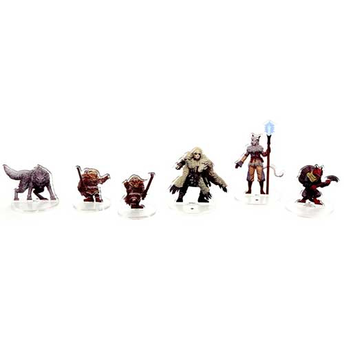 D&D Acrylic 2D Minis: Icewind Dale Set 1 - Frost Giant Skeleton