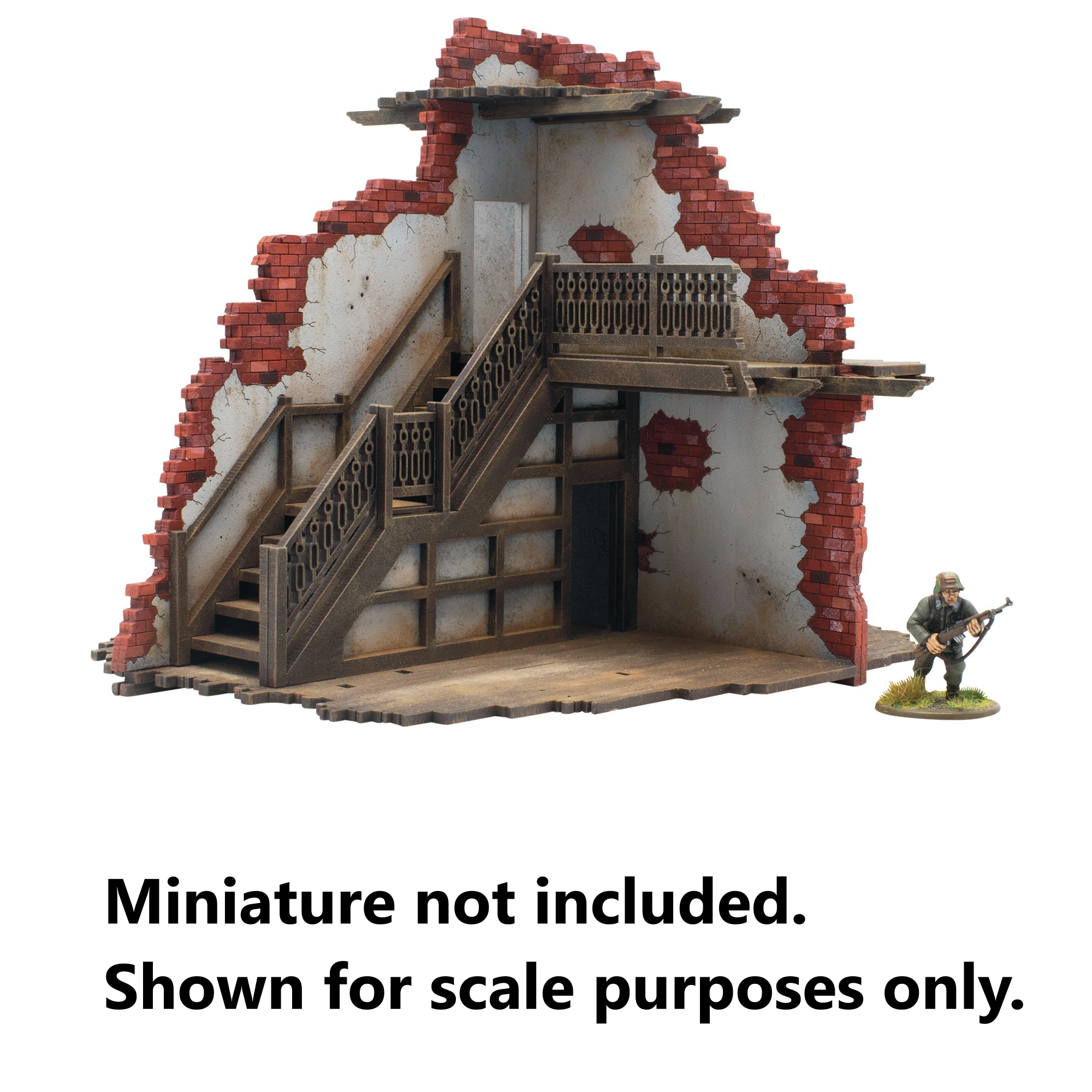 Skytrex MDF Terrain: 2-Storey Building Internal with Staircase