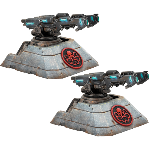 Marvel Crisis Protocol: Turret Terrain Pack