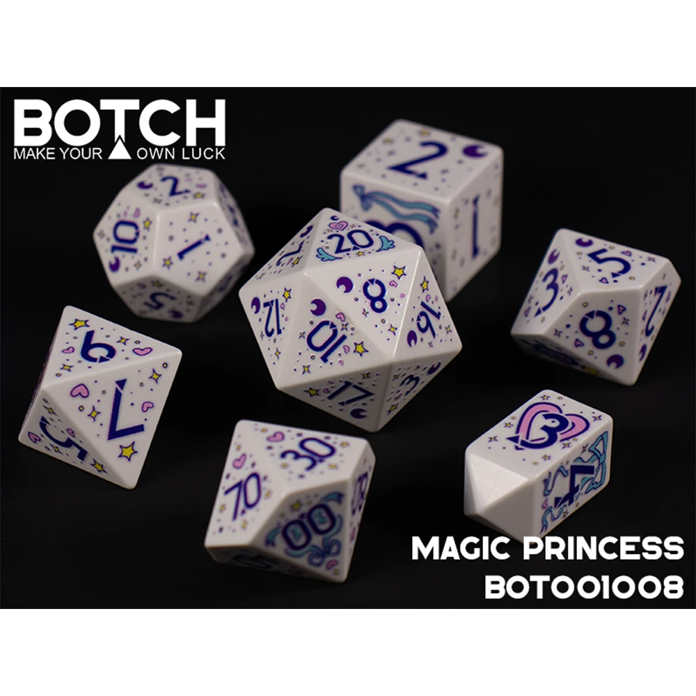 Botch Dice Set: Magic Princess (7) (Preorder)