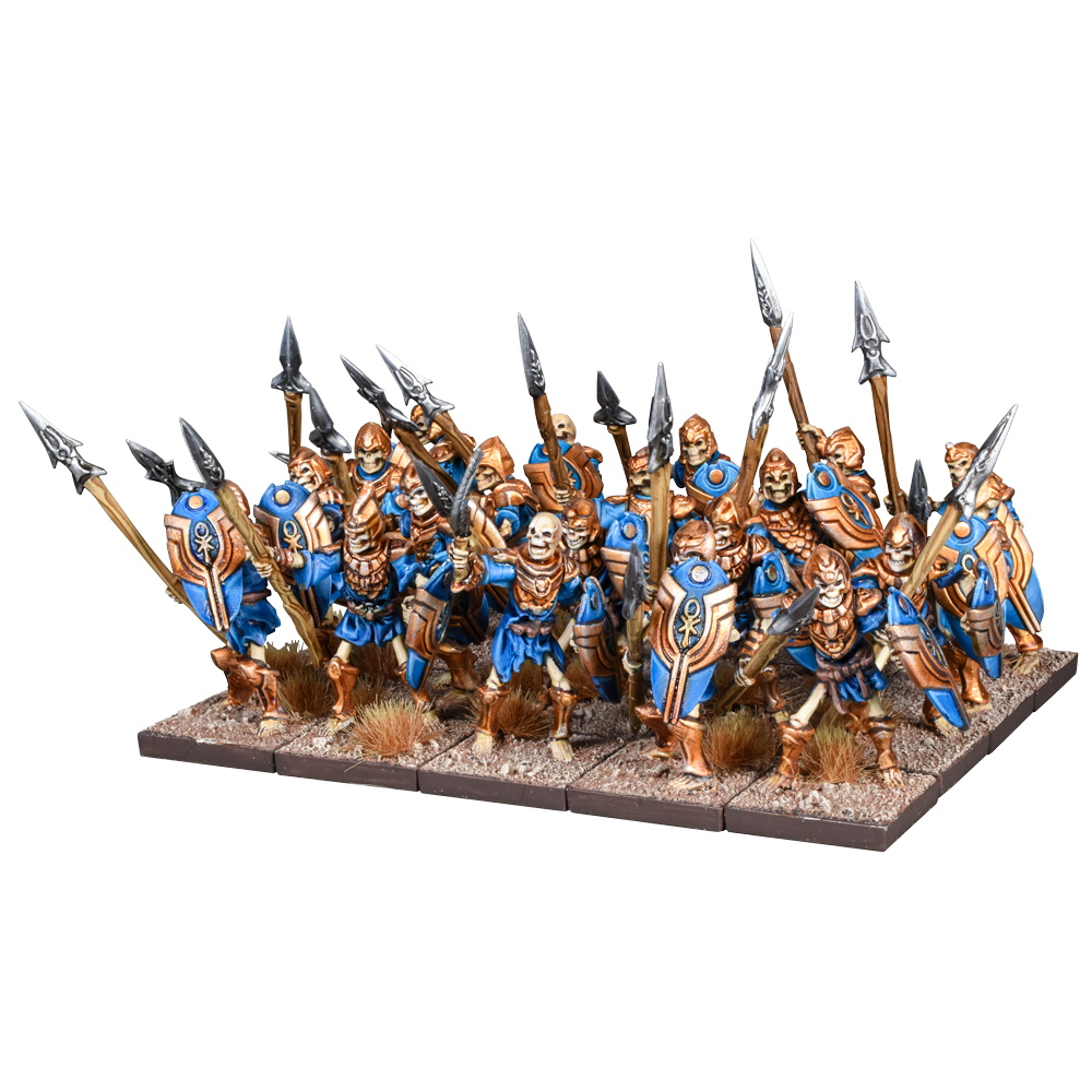 Kings of War: Empire of Dust - Skeleton Warriors Regiment