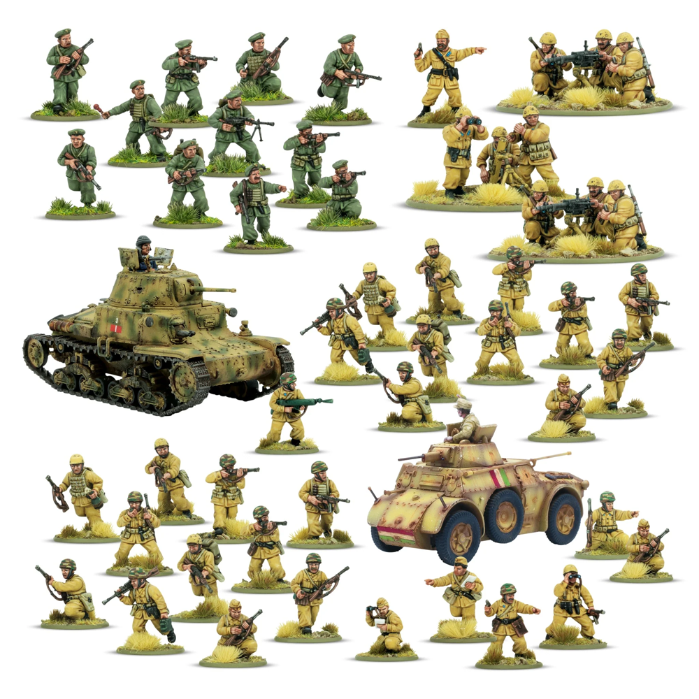 Bolt Action 3E: Lions of the Folgore - Italian Paracadutisti Starter Army