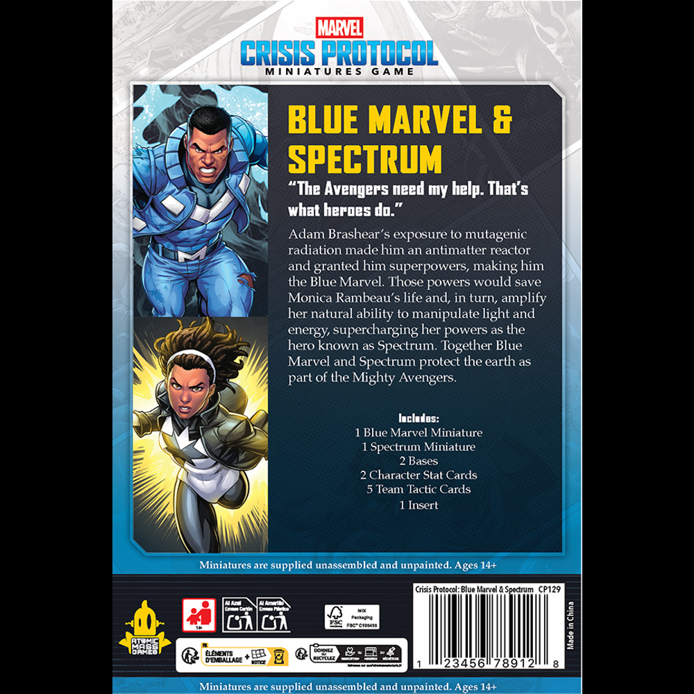 Marvel Crisis Protocol: Blue Marvel & Spectrum