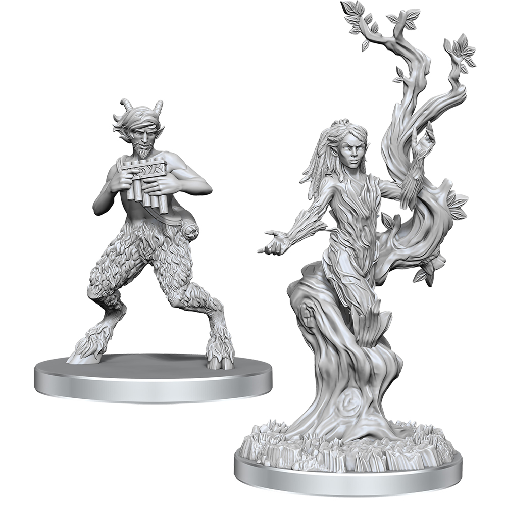 D&D Nolzur's Marvelous Unpainted Minis: W28 Satyr & Dryad