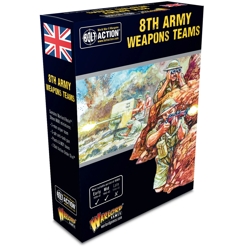 Bolt Action: 8th Army Weapons Teams