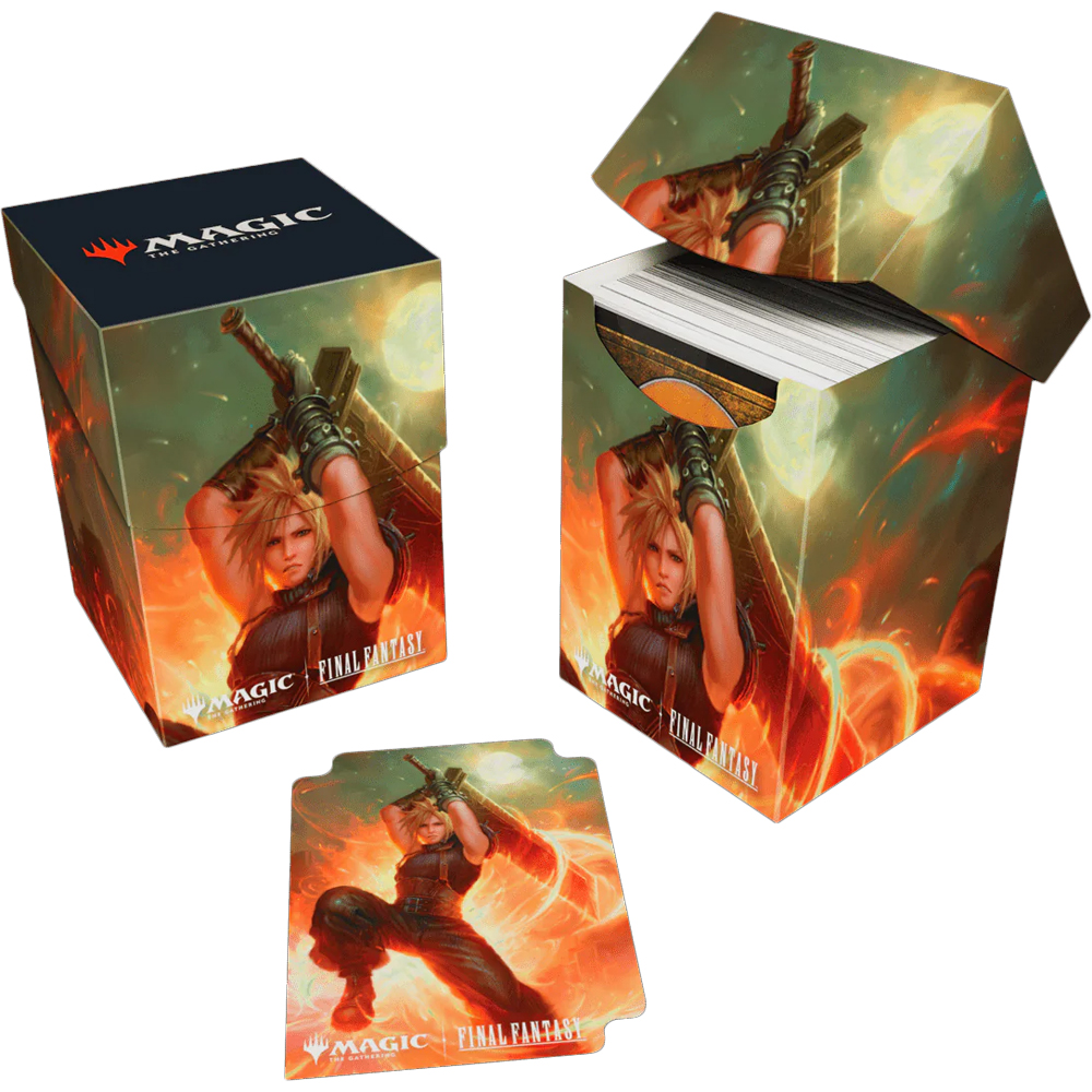MtG 100+ Deck Box: Final Fantasy - Cloud, Ex-SOLDIER (Commander)