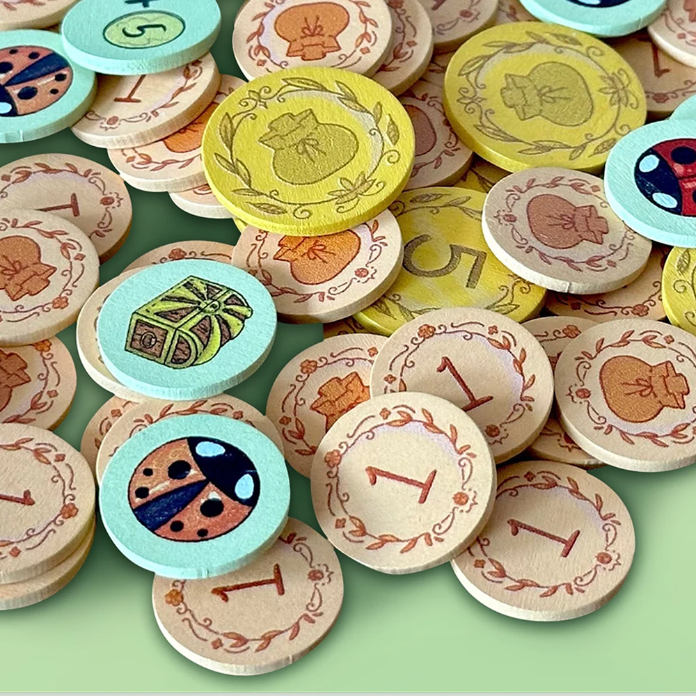 A Wild Venture: Wooden Tokens (Preorder)