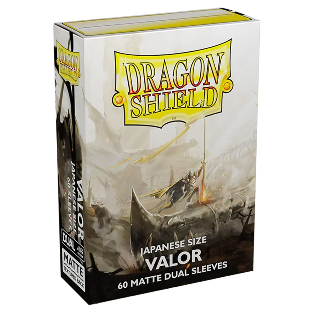 Dragon Shield Sleeves: Matte Dual - Japanese Size - Valor (60) (Last Chance)