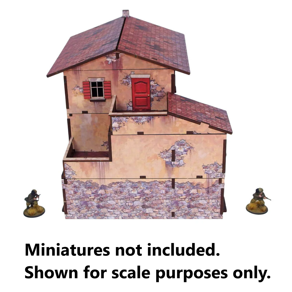 Bolt Action: Pre-Painted WW2 Italy - Large House