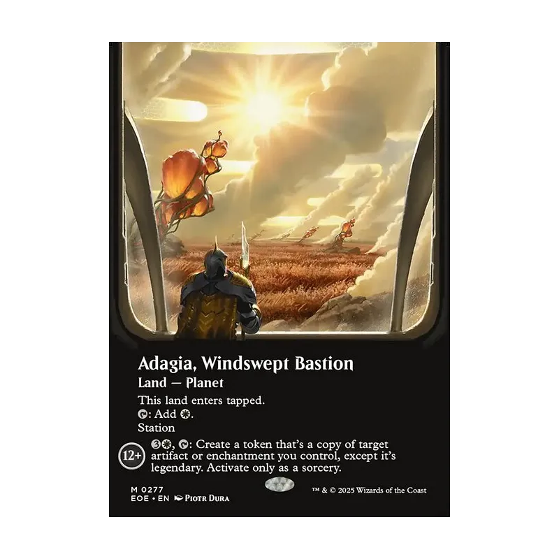 Adagia, Windswept Bastion (Borderless) - Edge of Eternities (Near Mint)