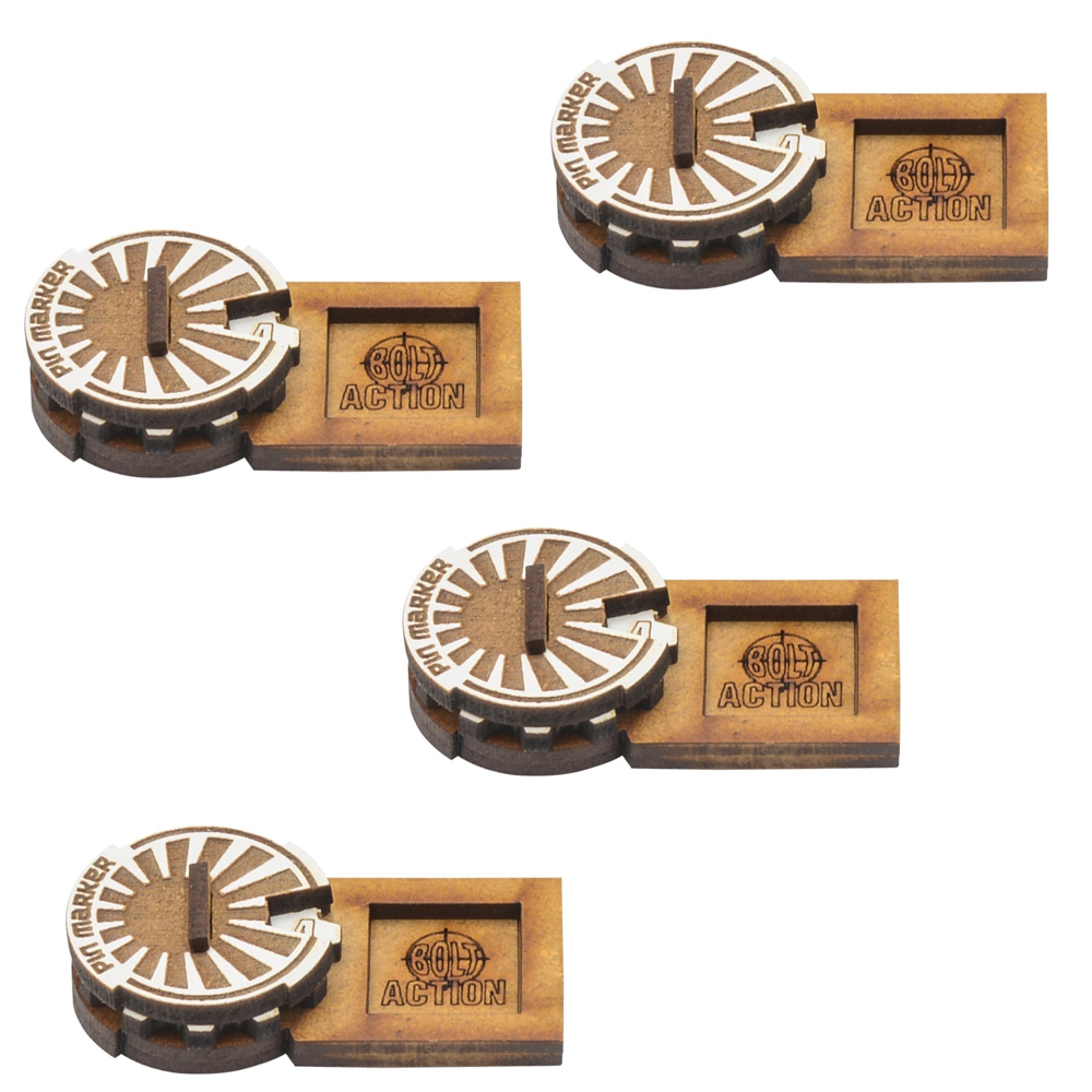 Bolt Action: MDF Unit Pin Markers - Japan
