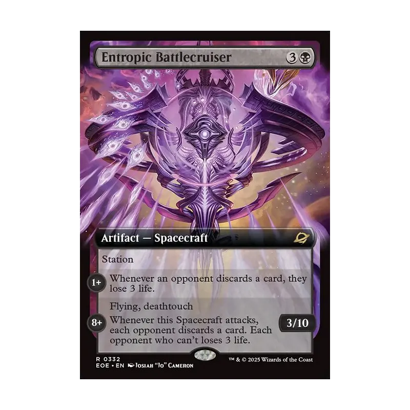 Entropic Battlecruiser (Extended Art) - Edge of Eternities (Near Mint)