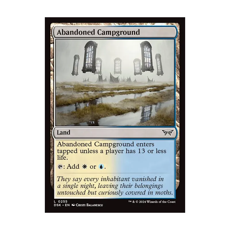 Abandoned Campground - Duskmourn: House of Horror (Foil Near Mint)