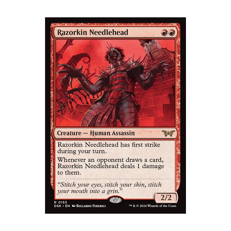 Razorkin Needlehead - Duskmourn: House of Horror (Near Mint)