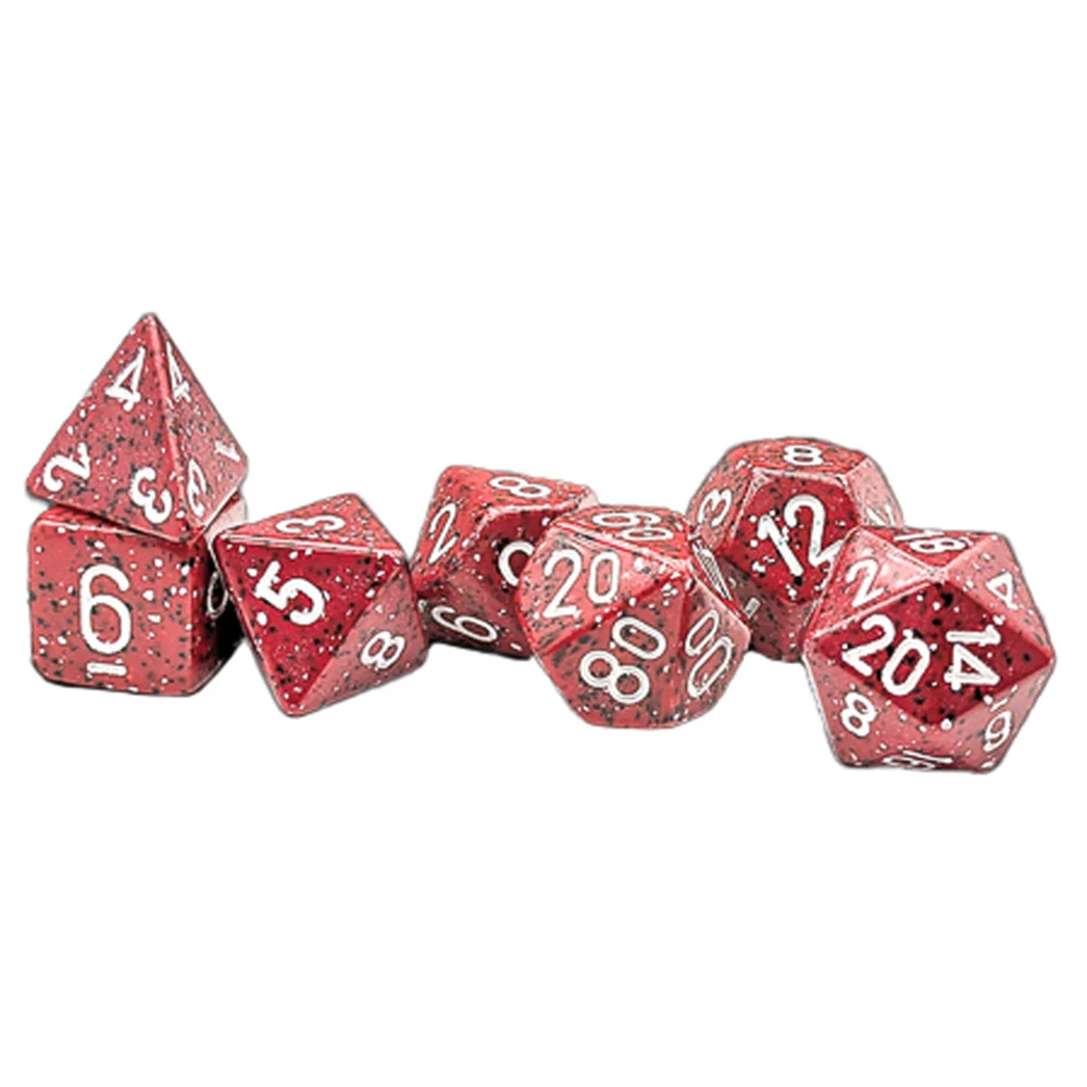 Chessex Dice Set: Speckled - Lava Stone (7) (Preorder)