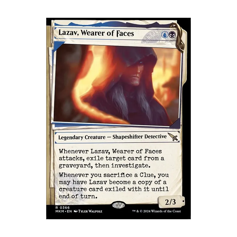 Lazav, Wearer of Faces (Showcase) (0366) - Murders at Karlov Manor (Near Mint)