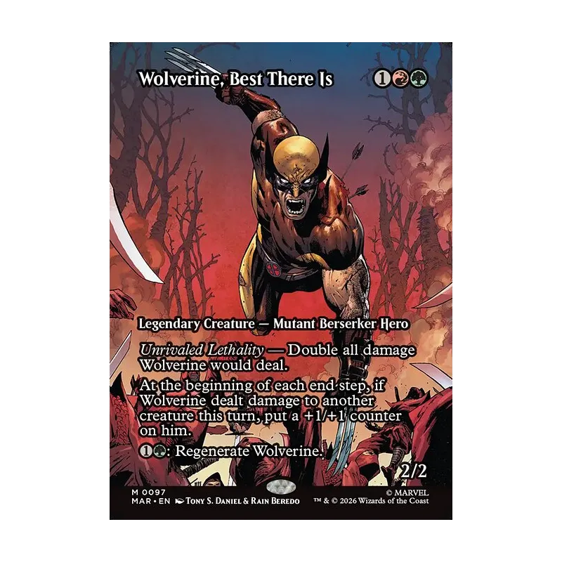 Wolverine, Best There Is (Borderless) - Marvel Universe (Near Mint)