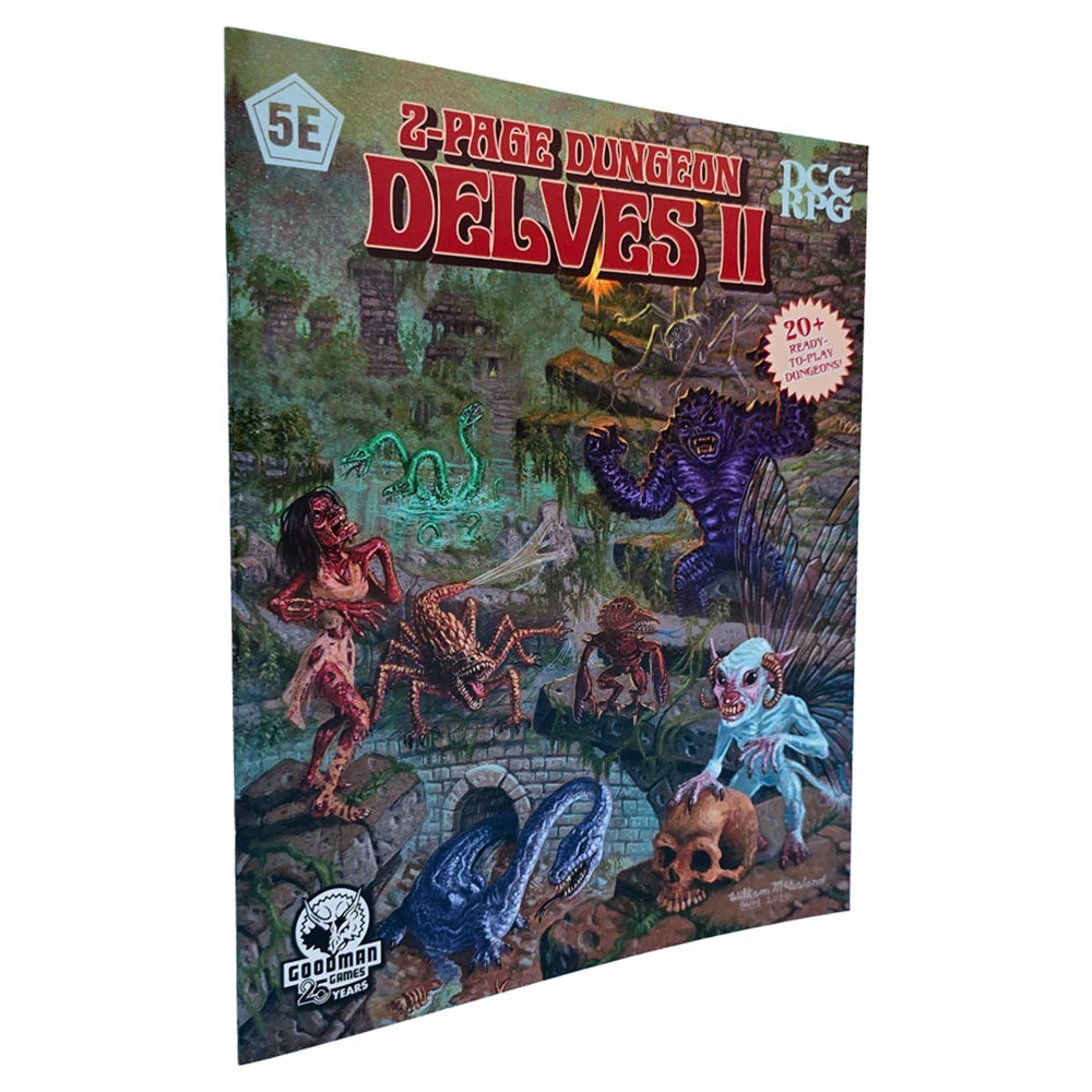 Fifth Edition Fantasy: 2-Page Dungeon Delves #2 (D&D 5E Compatible) (New Arrival)