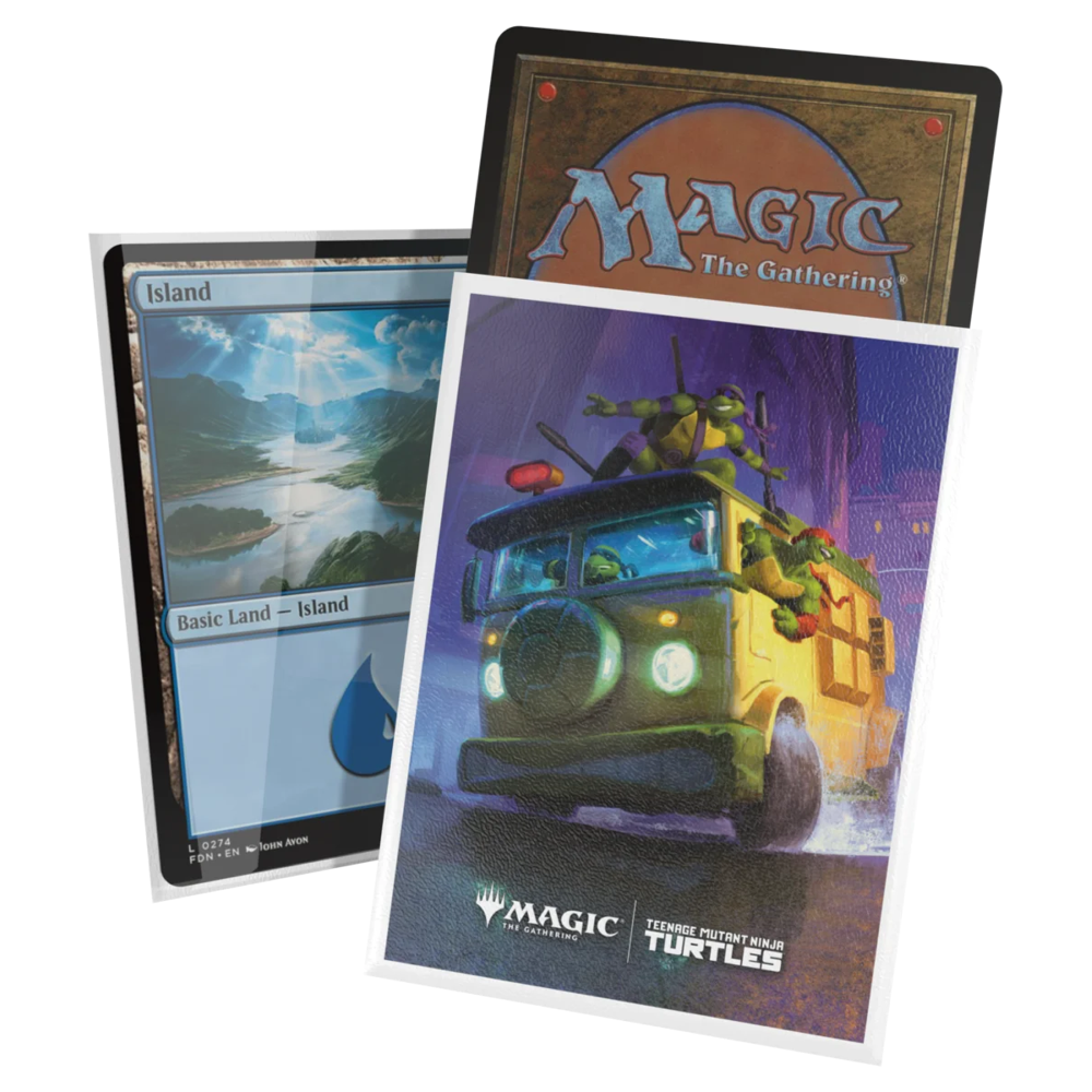 MTG Art Sleeves TMNT: Turtle Van (100)