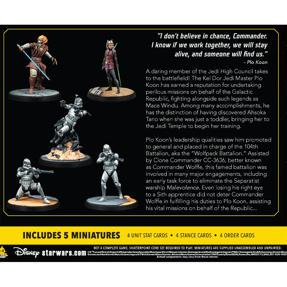 Star Wars Shatterpoint: Lead by Example Squad Pack