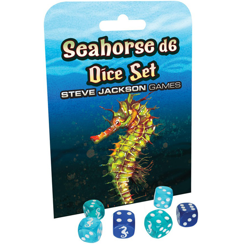 Seahorse d6 Dice Set (6) (Clearance)