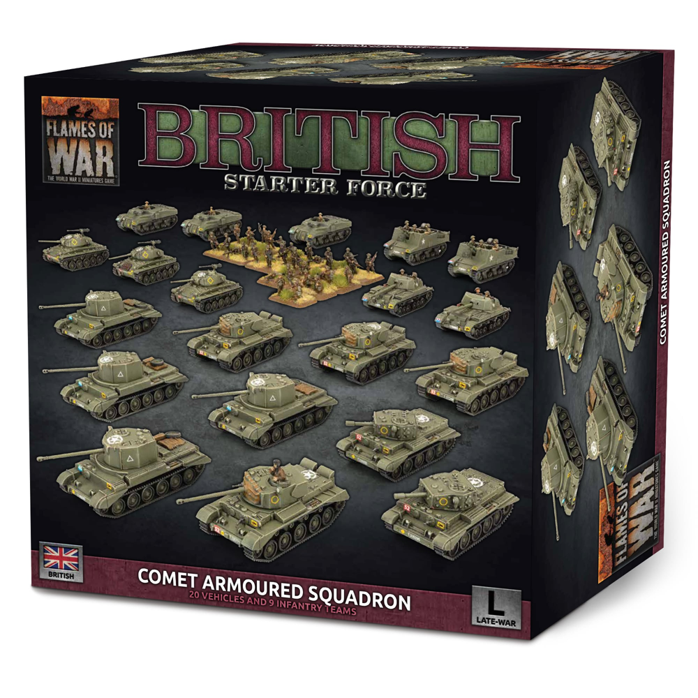 Flames of War WW2: British Starter Force - Comet Armoured Squadron