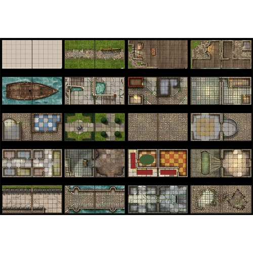 Little Book of Battle Mats: Towns & Taverns