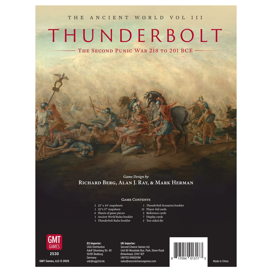 Thunderbolt: The Second Punic War 218-201 BCE (Standard Edition) (Preorder)