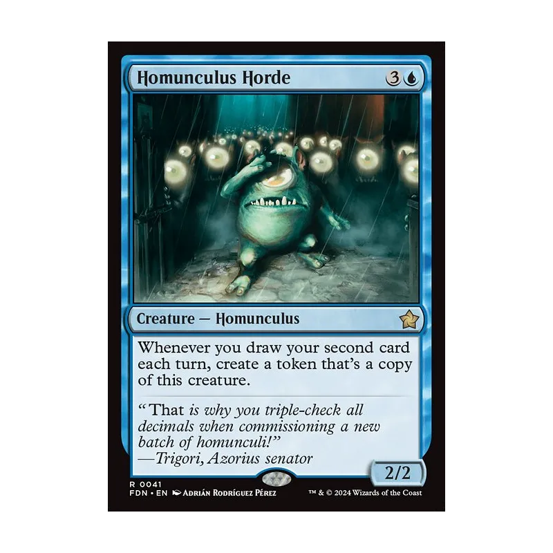 Homunculus Horde - Foundations (Foil Near Mint)