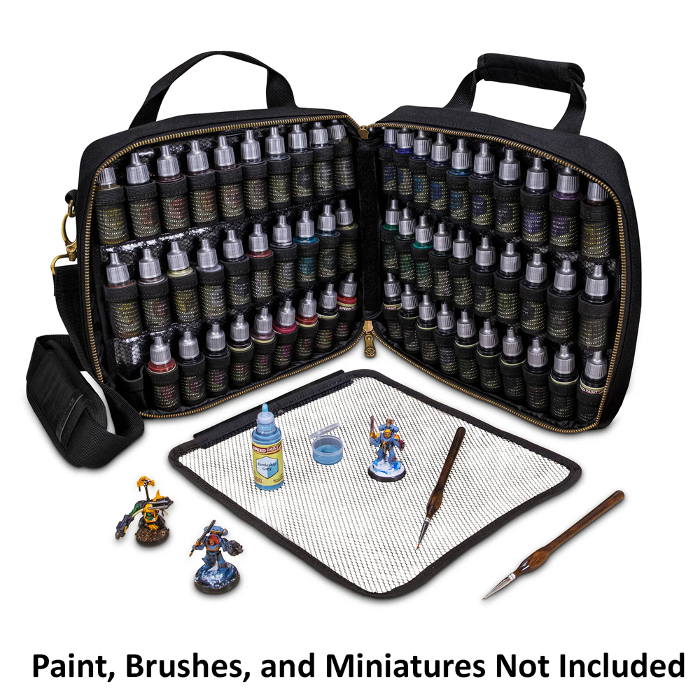 ENHANCE: Miniature Paint Carrying Case - Black